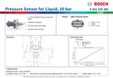 Bosch 10bar Oil/Fuel Pressure Sensor